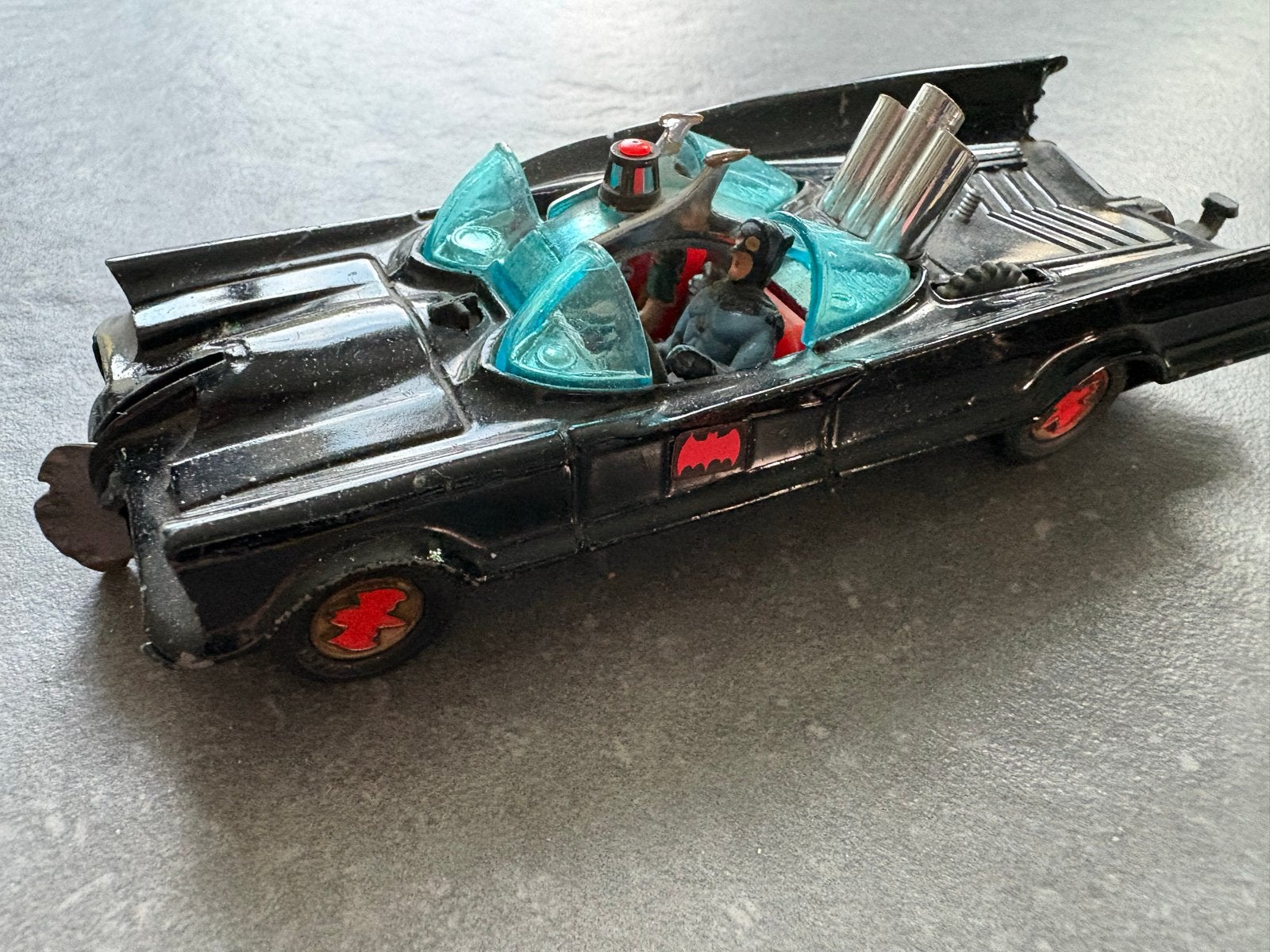 Vintage Batmobile Corgi Toys met Batman en Robin figuren, Ophalen of Verzenden, Gebruikt