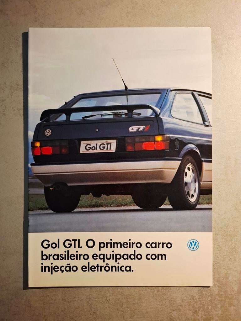 Braziliaanse Volkswagen Gol GTI brochure, Ophalen of Verzenden, Zo goed als nieuw, Volkswagen