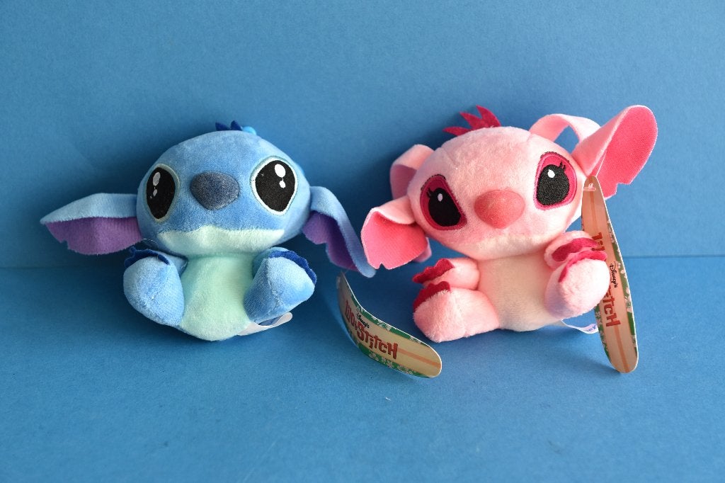 Disney's Lilo & Stitch knuffels (klein) # Nieuw # p.st.:, Ophalen of Verzenden, Nieuw, Wasbaar, Klein (minder dan 20 cm)