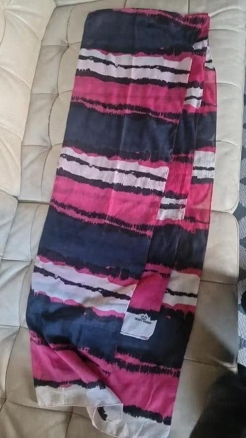 Roze gestreepte sjaal, Gerry Weber, Ophalen of Verzenden, Gedragen, Sjaal
