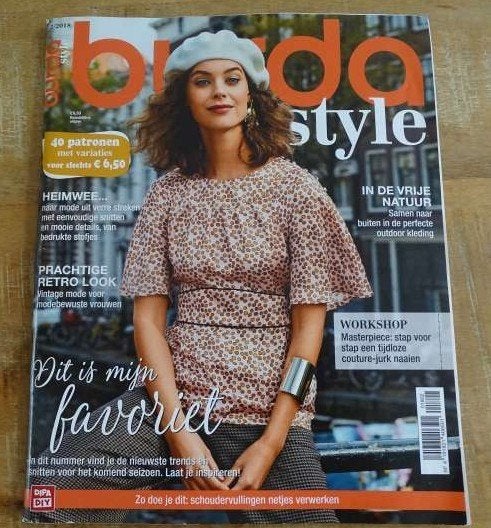 Burda Style nummer 2 februari 2018, Verzenden, Zo goed als nieuw, Vrouw, Burda