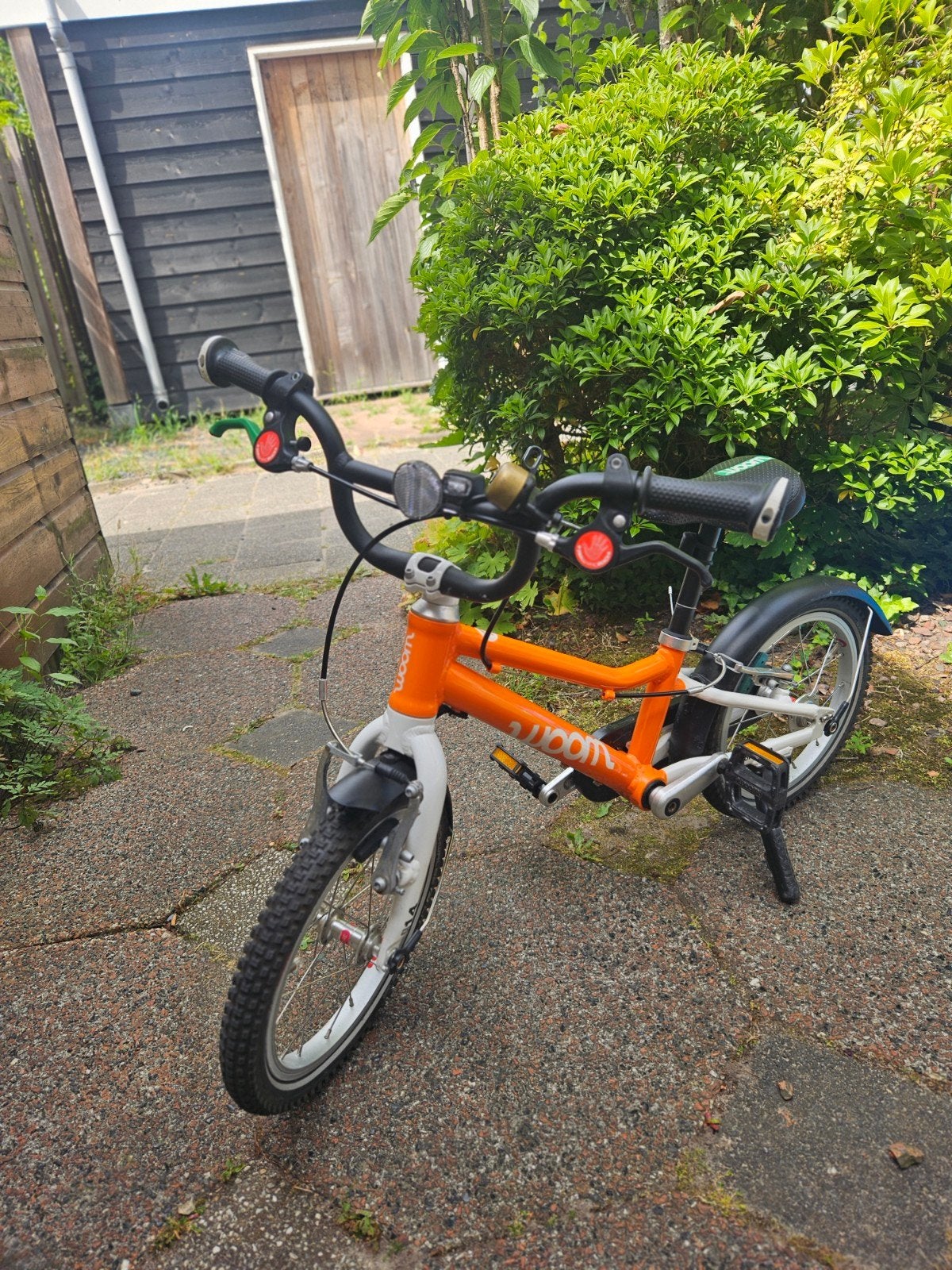 Woom 2 kinderfiets 14 inch, Ophalen, Staal, Woom, Minder dan 16 inch