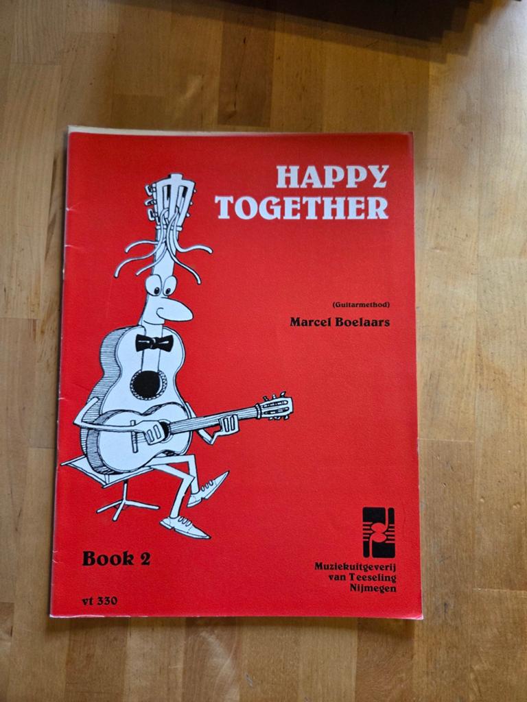 Happy Together Gitaarmethode Boek 2 - Marcel Boelaars Nieuw, Ophalen of Verzenden, Nieuw