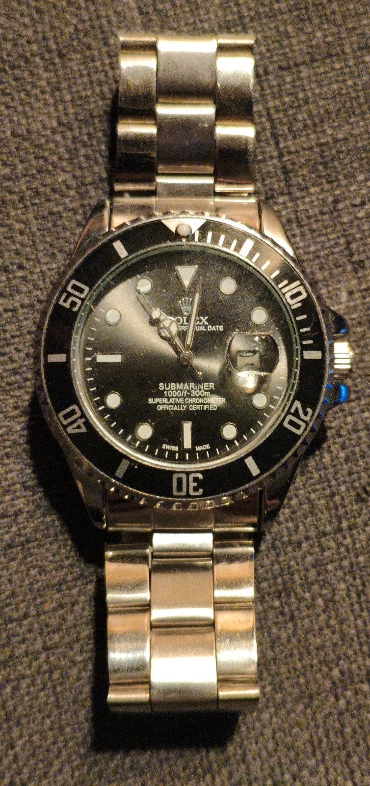 Rolex Submariner, Ophalen, Staal, Polshorloge, Nieuw