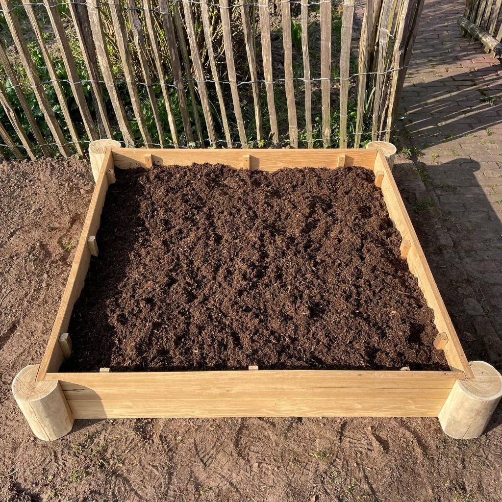 Moestuinbak van Robinia hout – Duurzaam & onderhoudsarm, Minder dan 30 cm, Nieuw, Ophalen of Verzenden, 60 tot 100 cm