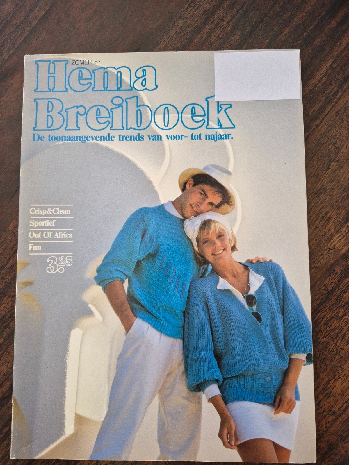Vintage, Hema breiboek, zomer 1987, Ophalen of Verzenden, Zo goed als nieuw, Breien, Patroon of Boek