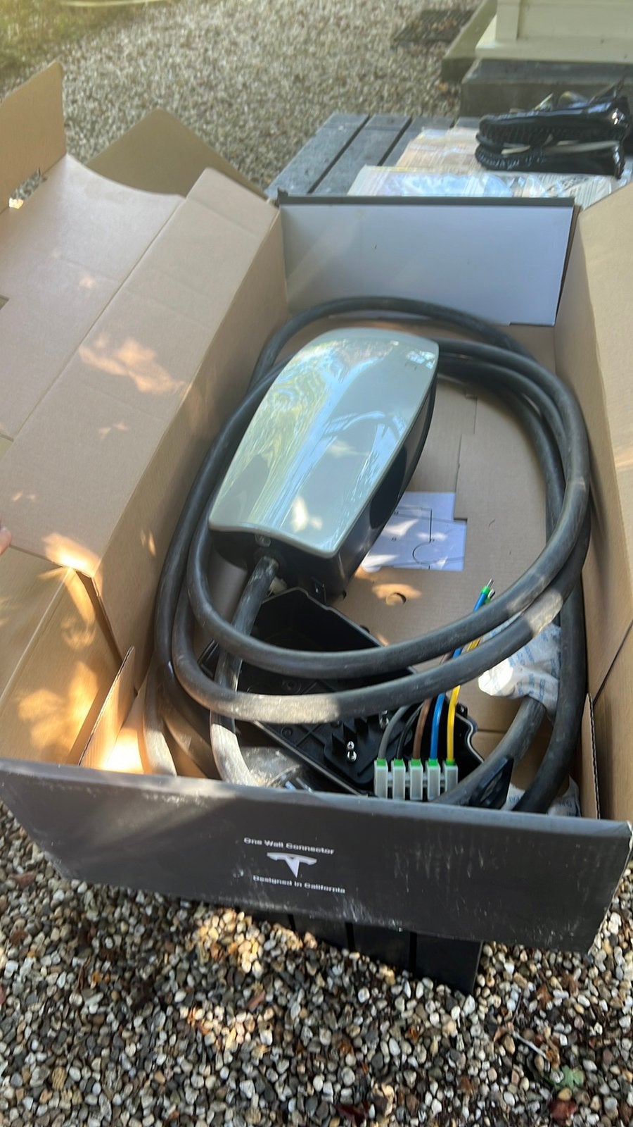 thuislader wall connector Tesla gen 2, Ophalen, Gebruikt