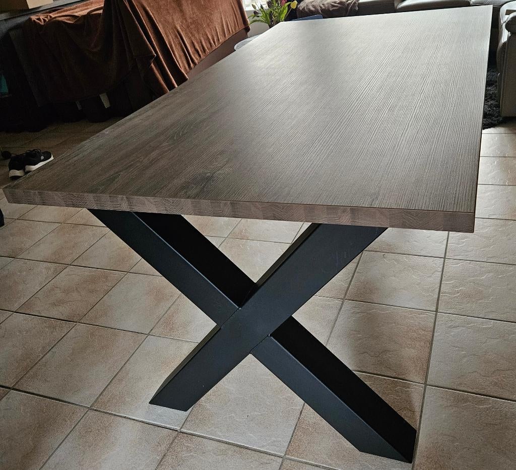 Eettafel, Huis en Inrichting, Tafels | Eettafels, Ophalen, 100 tot 150 cm, 200 cm of meer, Zo goed als nieuw