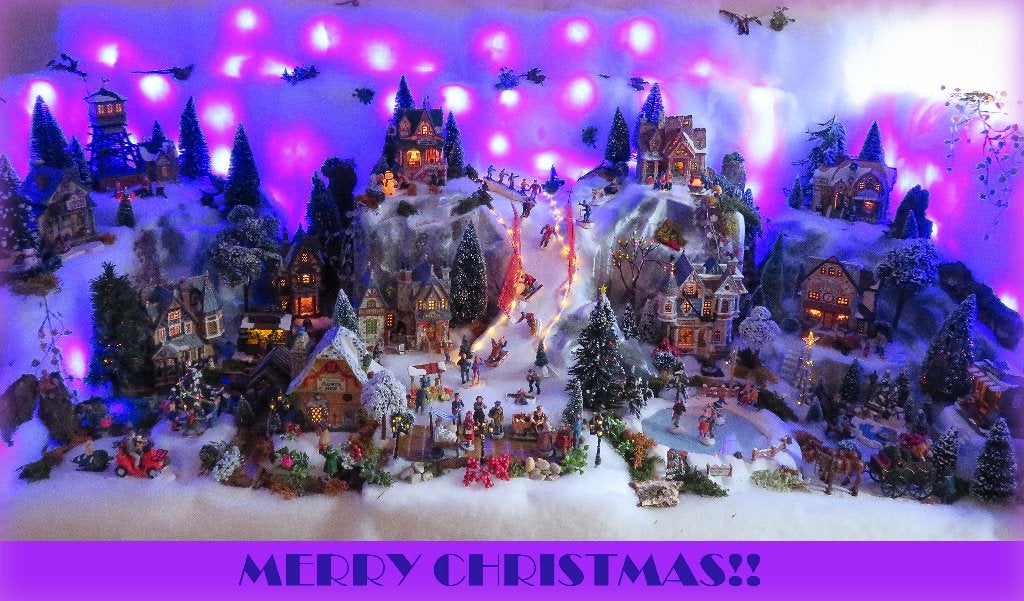 Mooi Lemax kerstdorp, Ophalen, Gebruikt