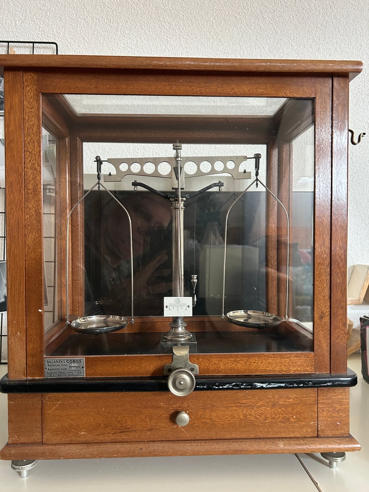 Werkende antieke precisieweegschaal Balanzas Cobos – vintage, Ophalen of Verzenden