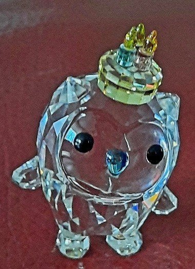 Swarovski Hoot Fijne verjaardag, Ophalen of Verzenden, Nieuw, Figuurtje
