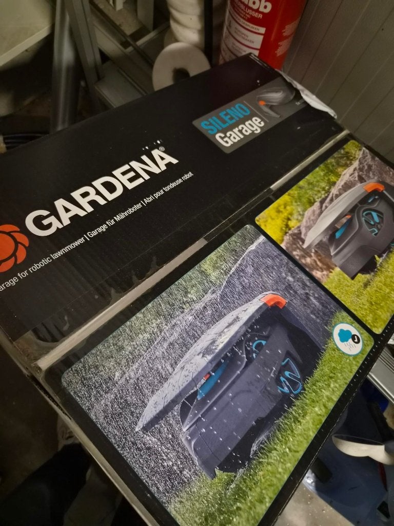 Gardena Sileno Garage - Nieuw in doos, Verzenden, Nieuw, Accu-grasmaaier, Gardena