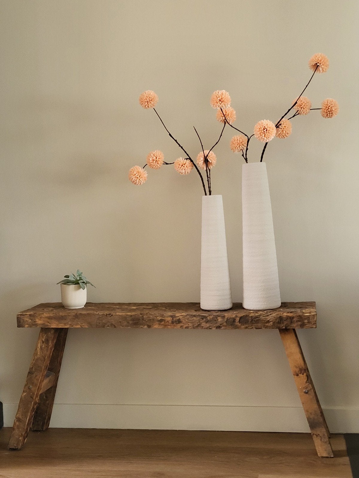 Rustieke houten bank - 112x26x48 cm, Ophalen