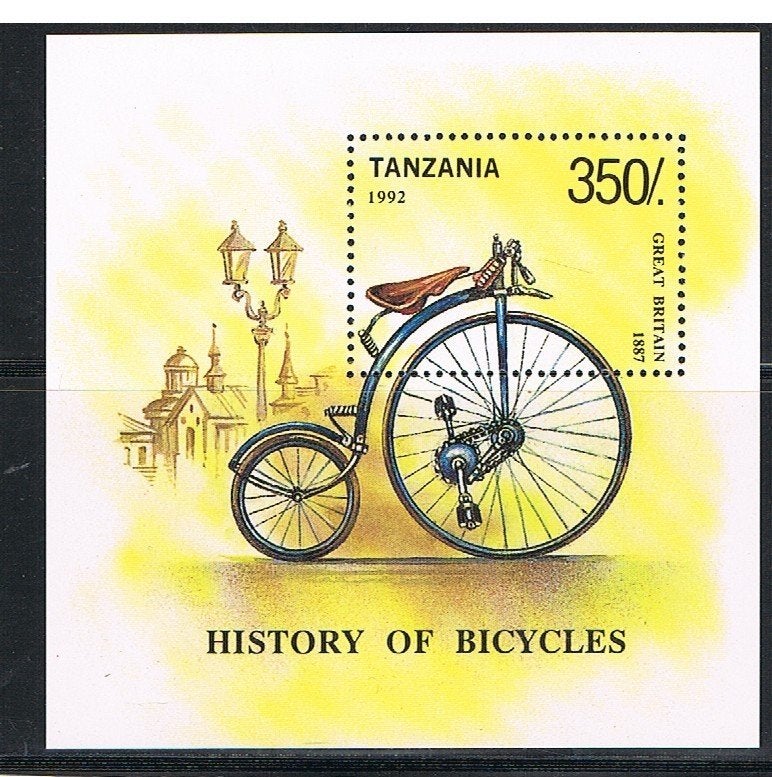 Vel fiets Tanzania 1992, Ophalen of Verzenden, Tanzania, Postfris