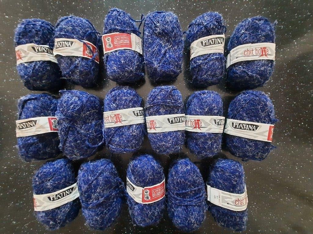 Chat Botté PLATINA wol 17 x 50 gram naalden 3 en 3,5 90% wol, Ophalen of Verzenden, Nieuw, Breien, Wol of Garen