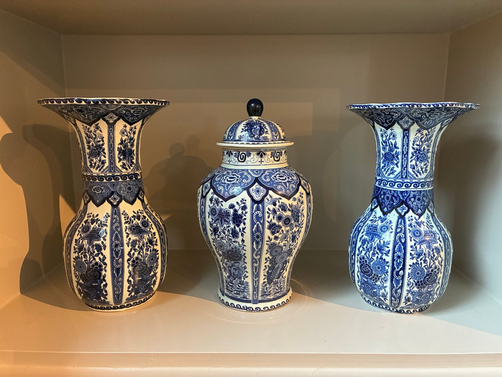 Delfts blauw kaststel (3-delig) – Boch for Royal Sphinx, Ophalen