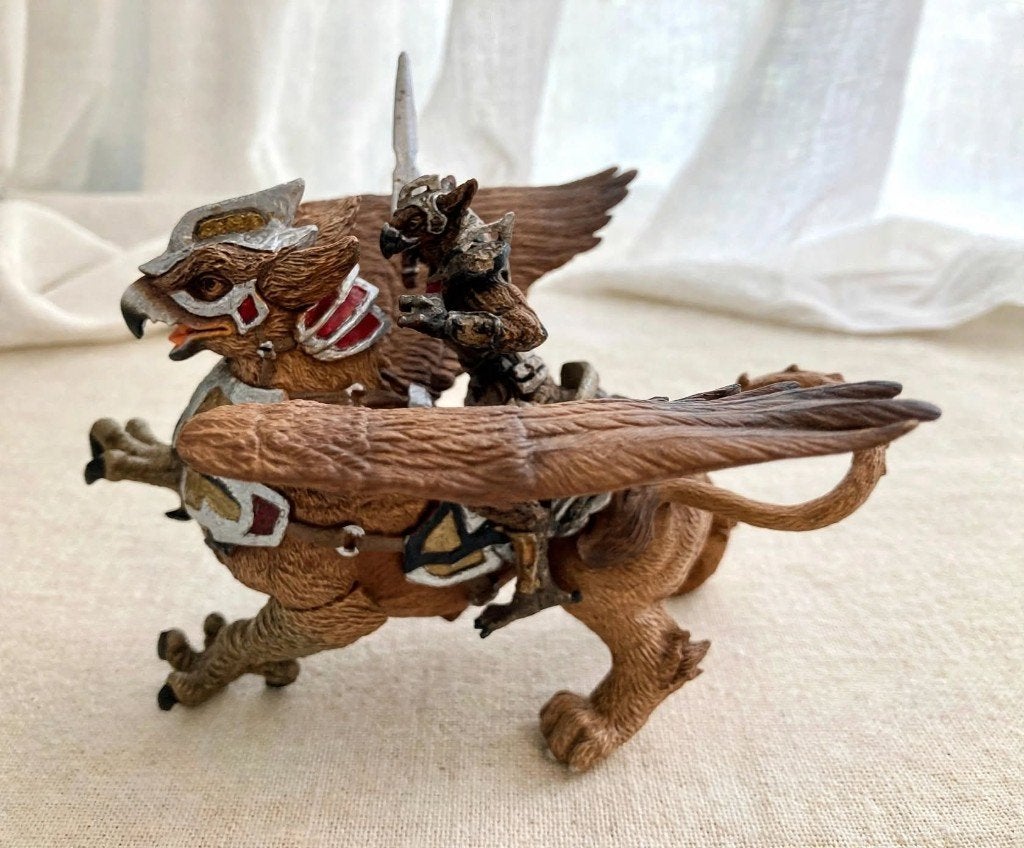 Papo Birdman met War Griffioen - 2-delige set - Ref. 38970, Verzamelen, Ophalen of Verzenden, Zo goed als nieuw, Fantasy