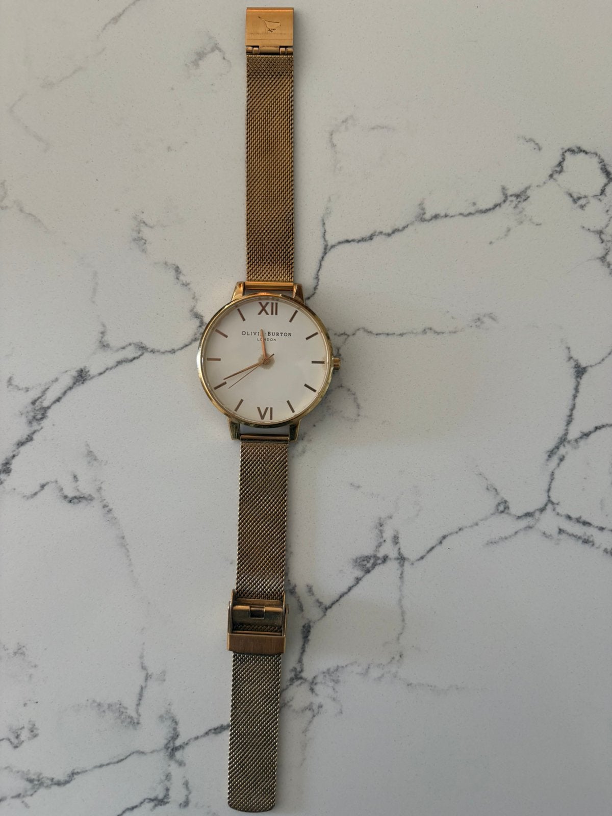 Horloge Olivia Burton goud, Overige merken, Staal, Staal, Polshorloge