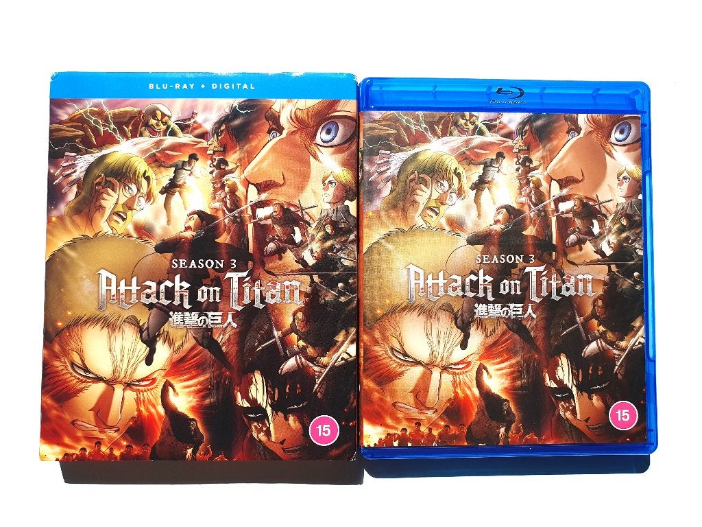 Attack On Titan - Seizoen 3 (4 disc), Ophalen of Verzenden, Zo goed als nieuw, Tekenfilms en Animatie