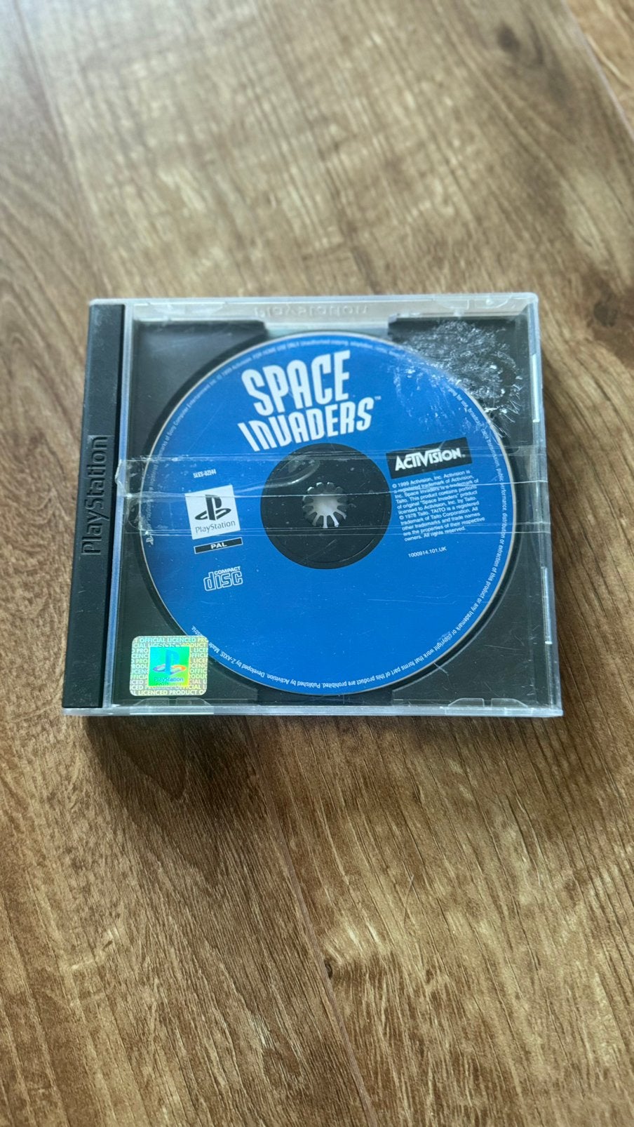 Space invaders Ps1 IN GOEDE STAAT, Avontuur en Actie, 1 speler, Ophalen of Verzenden, Zo goed als nieuw
