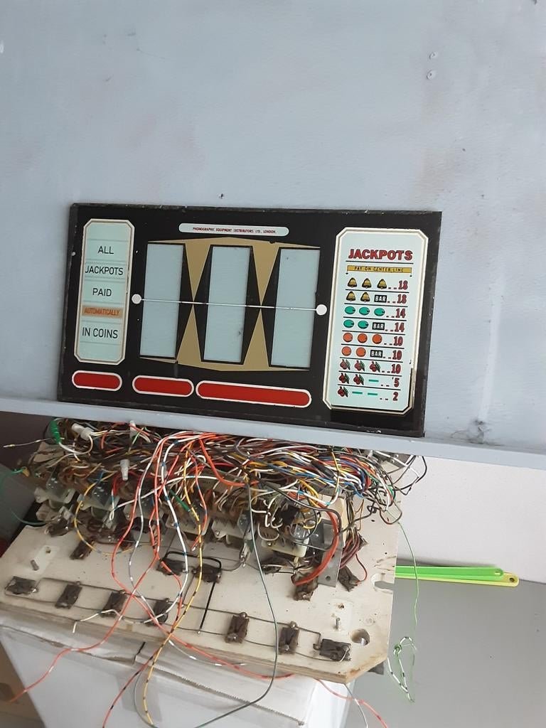 Bally slotmachine glas 3 rollen machines, Verzamelen, Ophalen of Verzenden