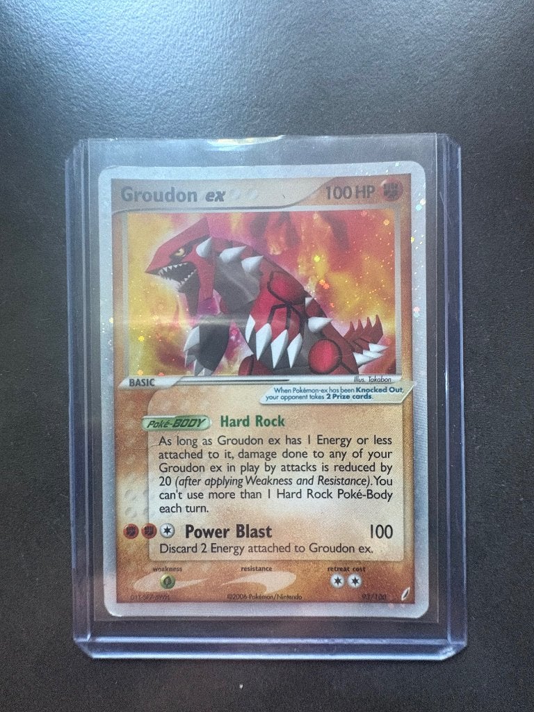 Groudon ex, Ophalen of Verzenden, Zo goed als nieuw, Losse kaart