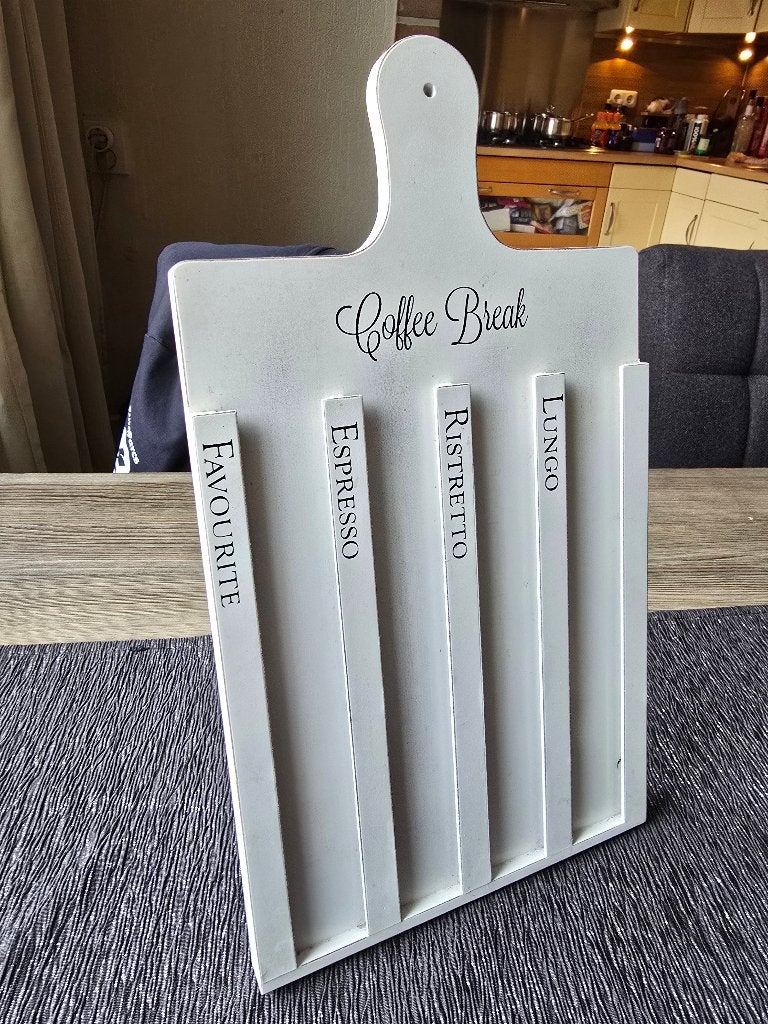 Rivièra Maison Capsule Coffee Organizer - Wit, Gebruikt, Overige merken, Overige typen, Ophalen of Verzenden
