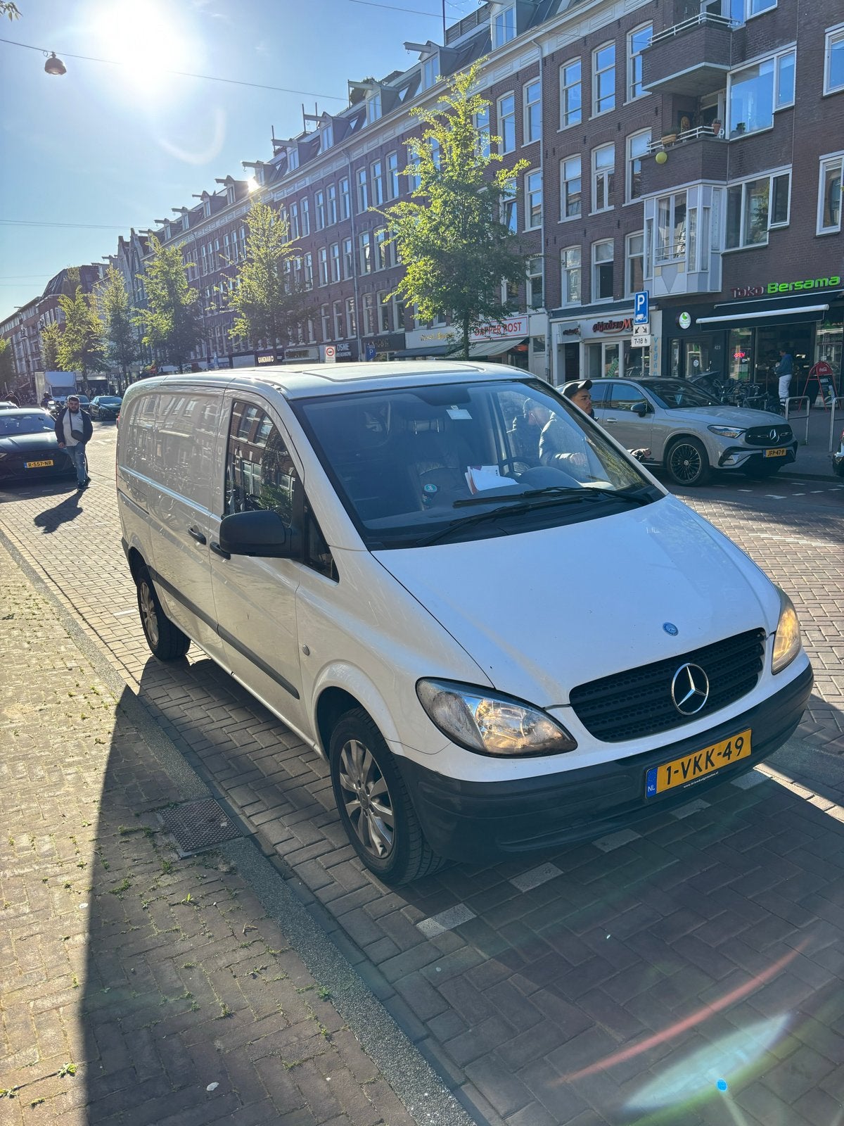 Mercedes-Benz Vito 2.1 CDI 109 2010, Auto's, Euro 5, Achterwielaandrijving, Zwart, Wit