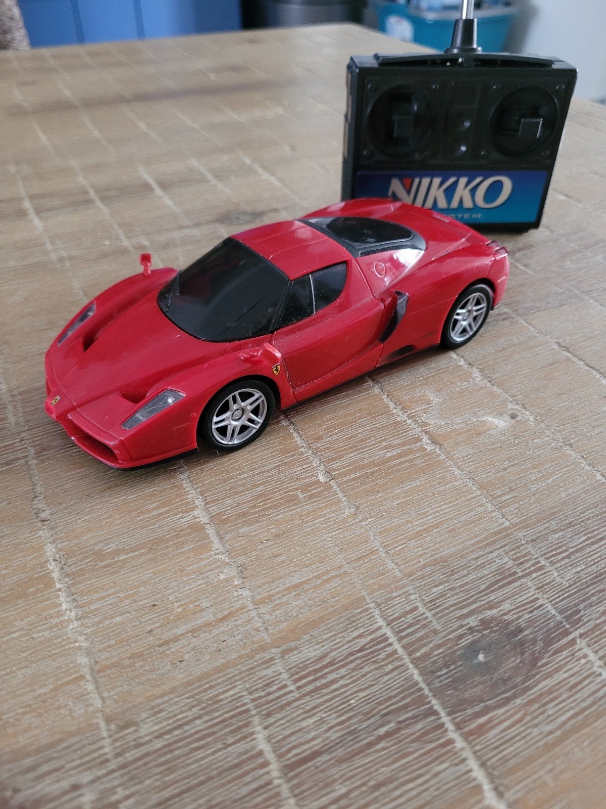 Vintage Nikko Ferrari RC Auto - Rood, Elektro, Gebruikt, Ophalen of Verzenden, Auto onroad
