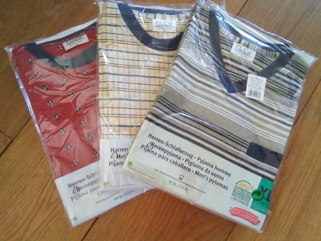 8 Heren pyama's, Ophalen, Nieuw, Maat 56/58 (XL)