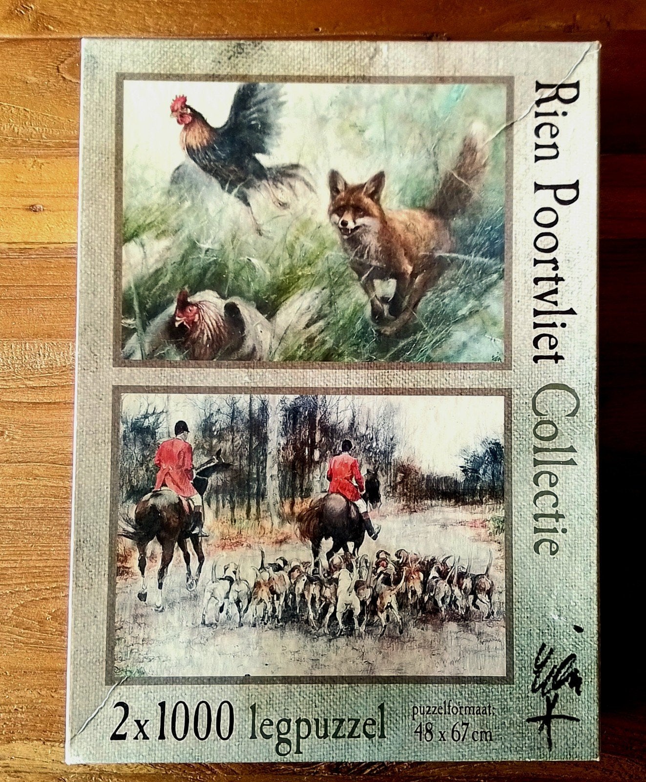 puzzel Rien Poortvliet. 2 x 1000 stukjes, Ophalen of Verzenden