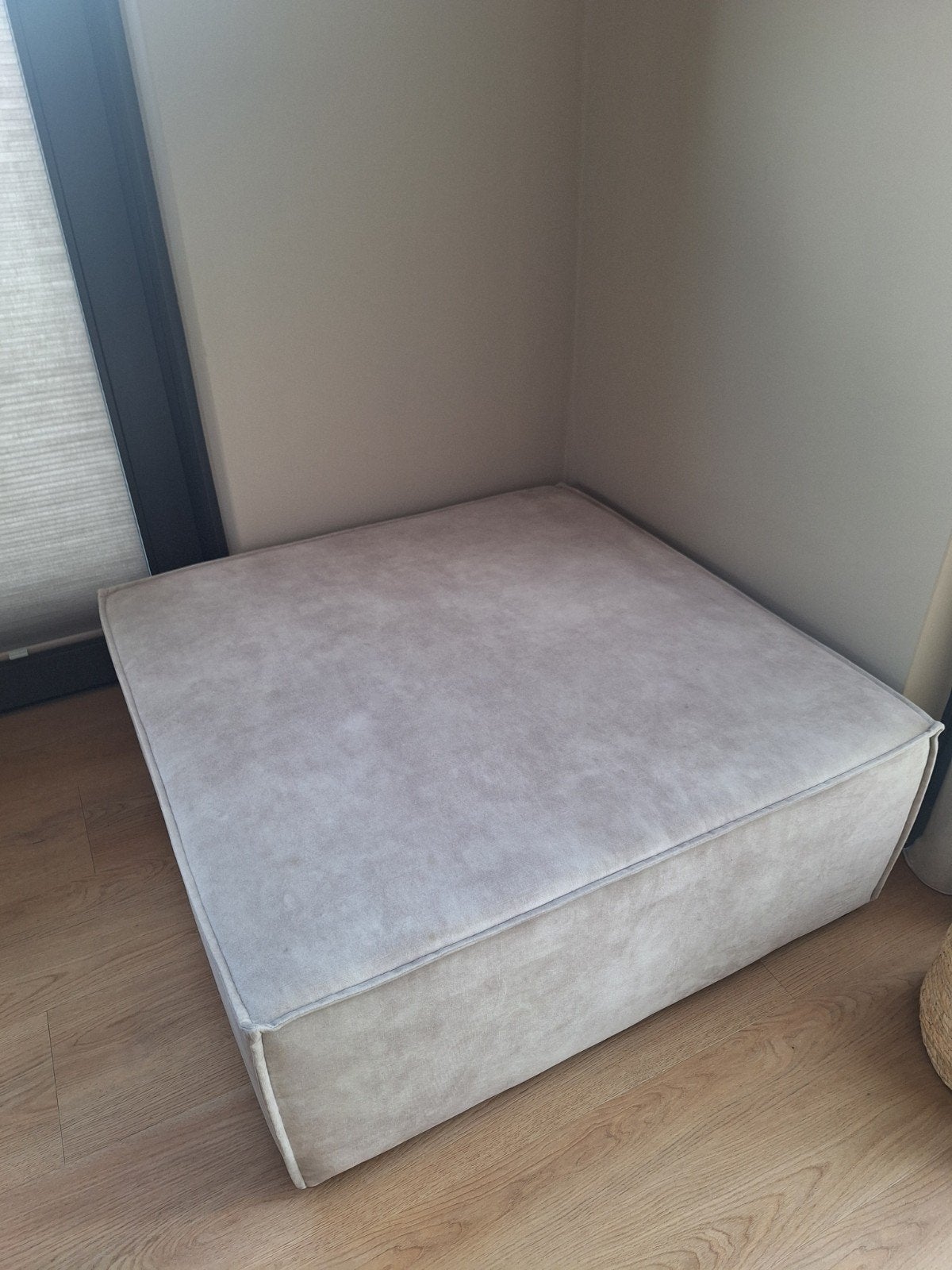 Poef 100x100, Ophalen, Zo goed als nieuw, Vierkant, 75 tot 100 cm