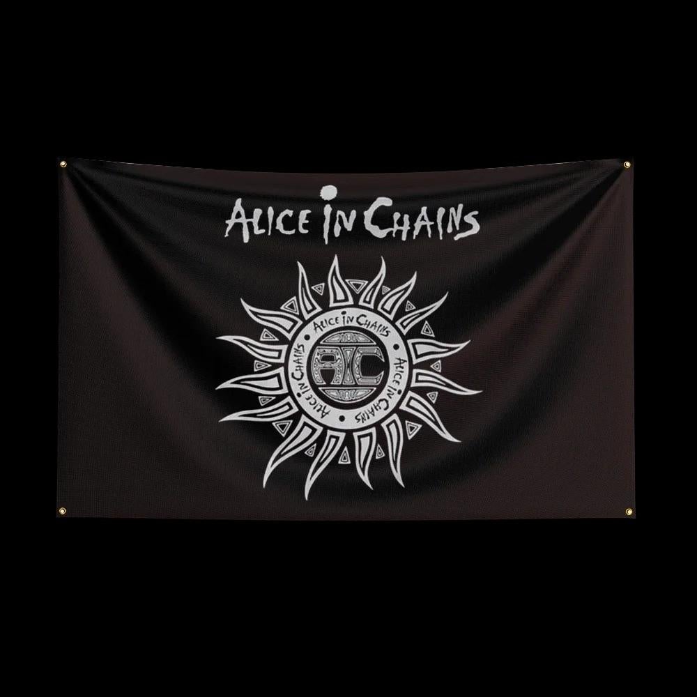 Grote vlaggen Alice in Chains (150x90cm), Ophalen of Verzenden, Nieuw