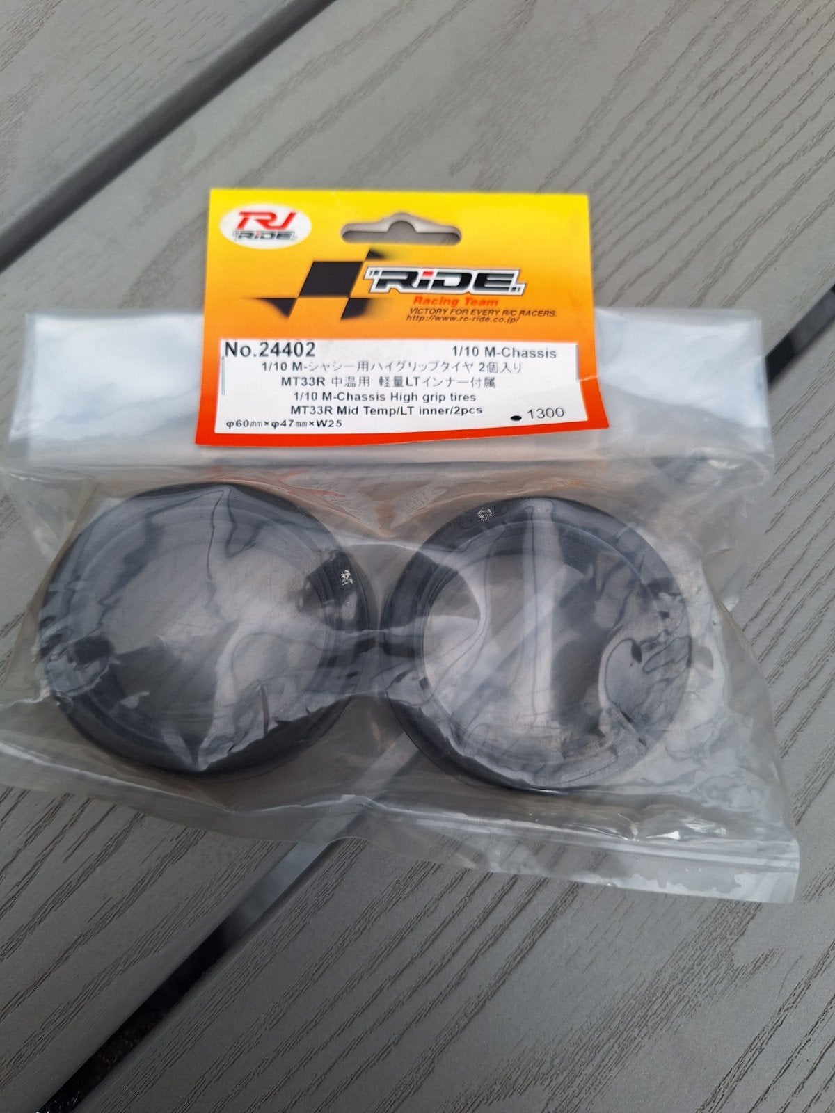 Ride NO 24402 slicks | nieuw in verpakking | M-chassis, Ophalen of Verzenden, Nieuw, Overige schalen, Onderdeel