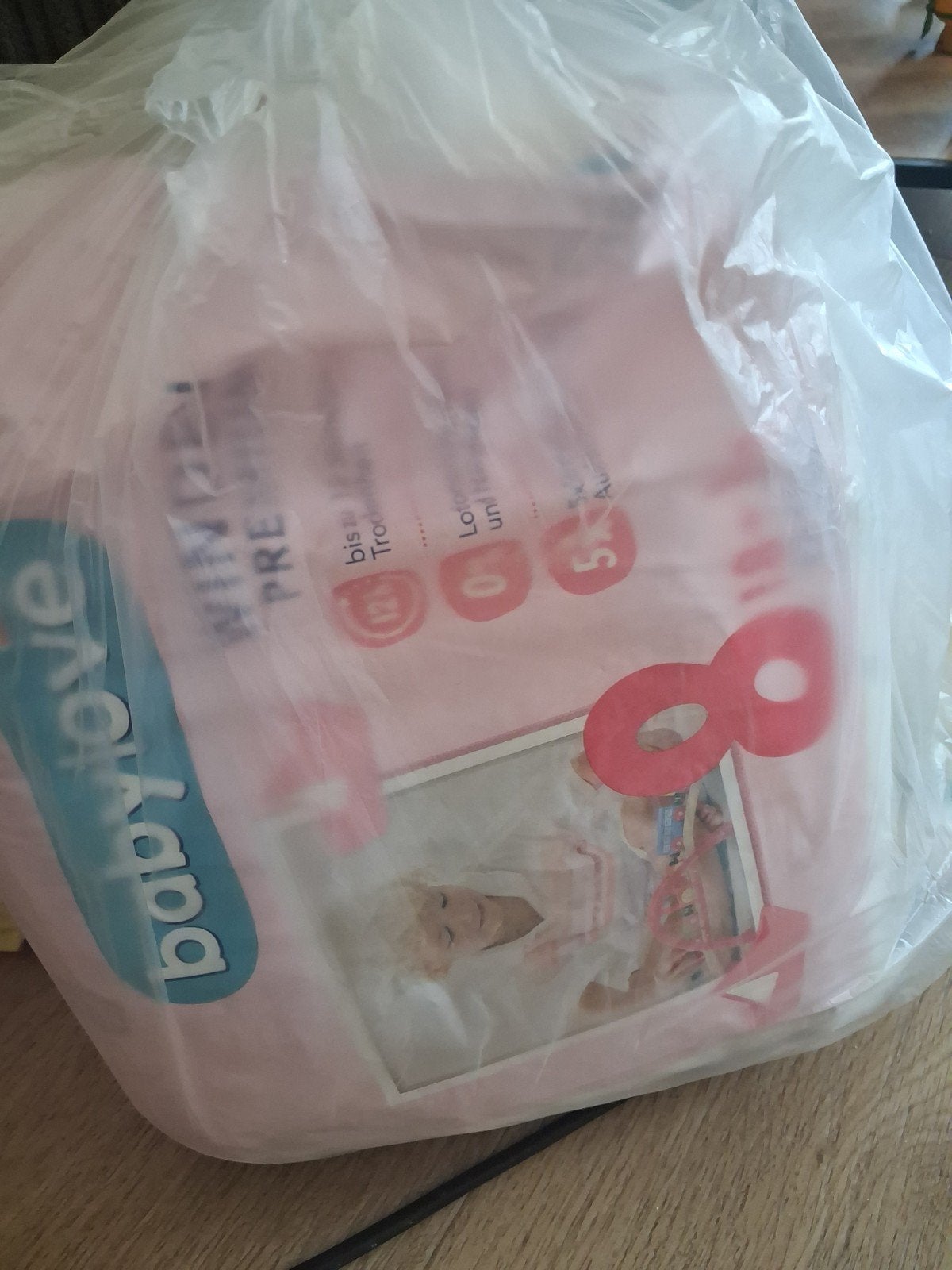 Babylove luiers maat 8 uit Duitsland 22 stuks, Ophalen, Gebruikt
