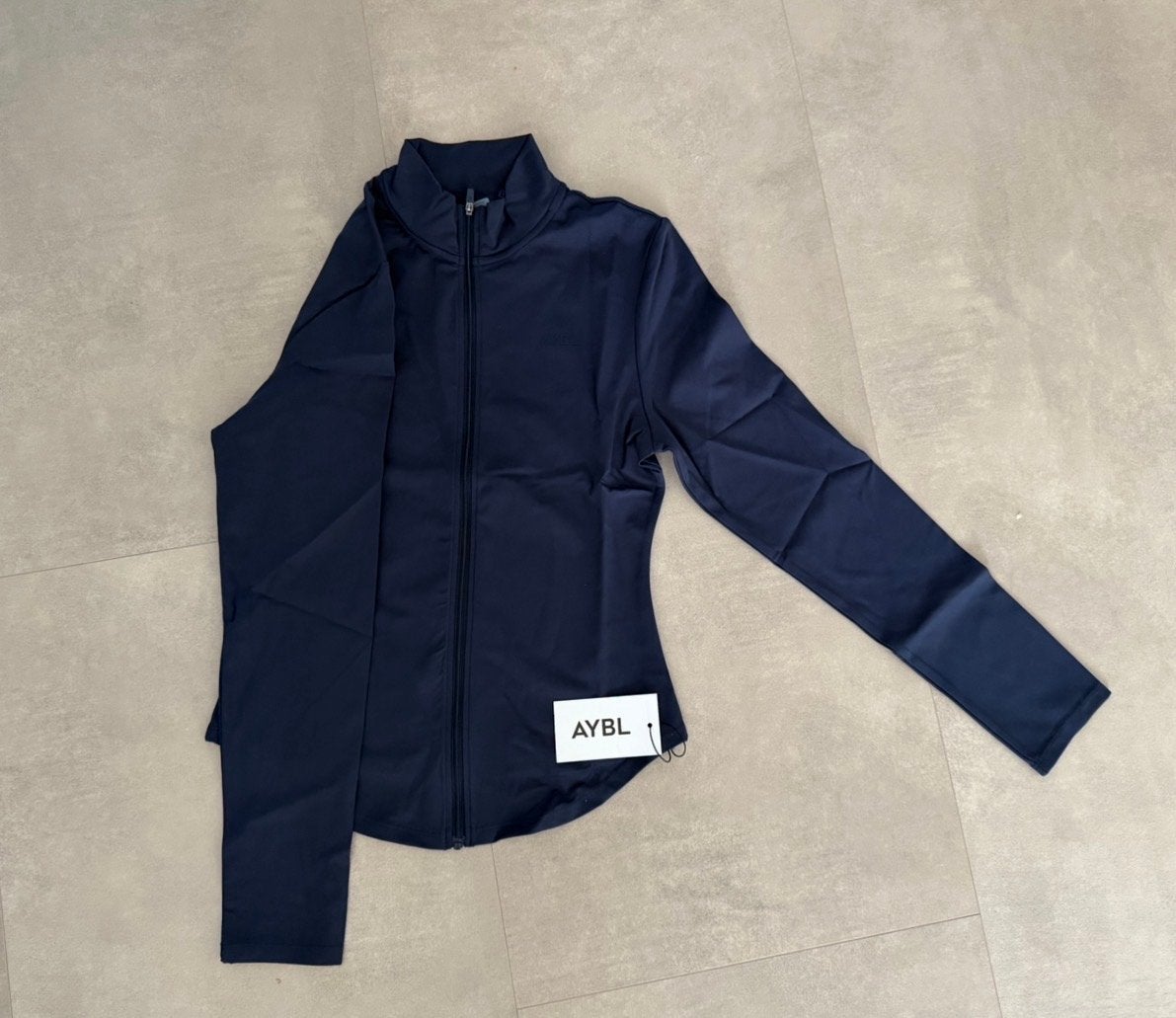 AYBL Sportjack - Donkerblauw - Nieuw met kaartje, Blauw, Maat 42/44 (L), Nieuw, Ophalen of Verzenden