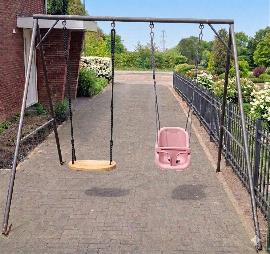 Stevige schommel babyzitje houten plankzitje Speeltoestel, Kinderen en Baby's, Ophalen, Gebruikt, Schommel