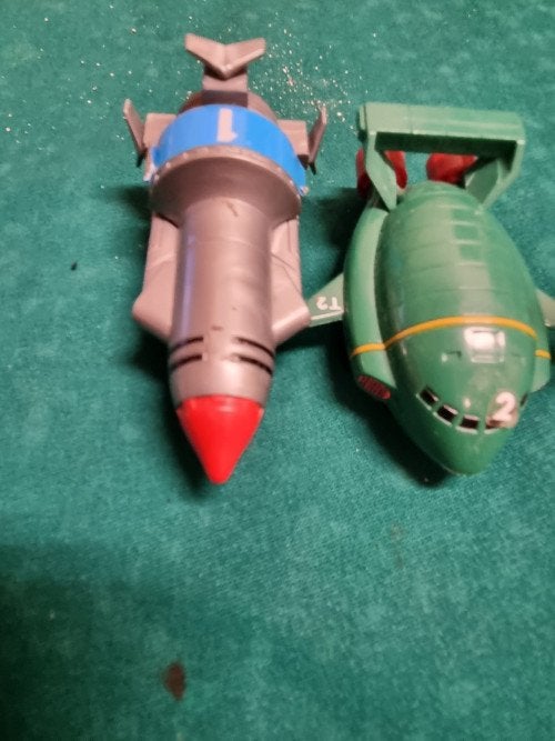 thunderbirds voertuigen drie stuks vintage, Verzamelen, Speelgoed, Ophalen of Verzenden, 'T Olde Gre-j, Info@toldegrej.nl, Endepoelstraat 20f Didam