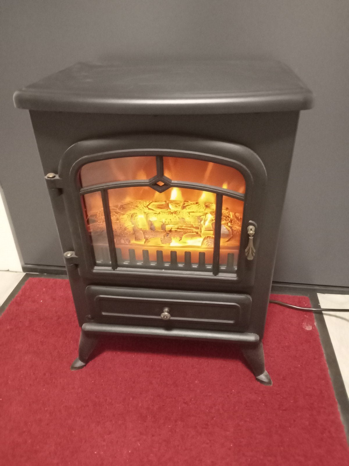 LED Sfeerhaard met 2standen verwarming, Huis en Inrichting, Ophalen, Elektrische haard, Zo goed als nieuw, Vrijstaande haard