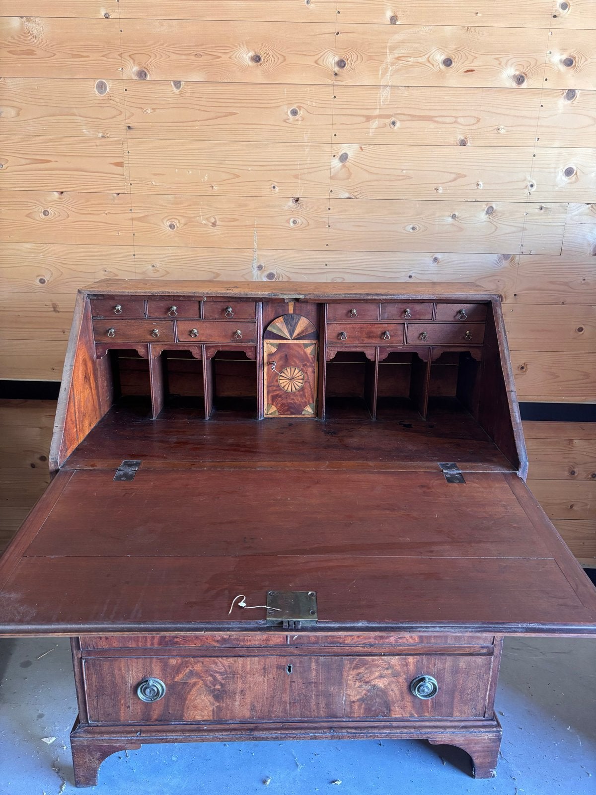 Antiek secretaire bureau met lades, Ophalen