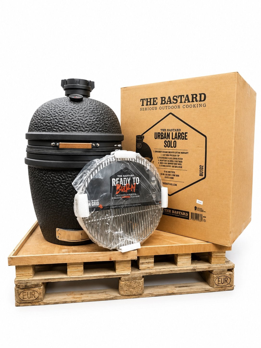 The Bastard large urban solo barbecue, Ophalen, Nieuw, Met accessoires