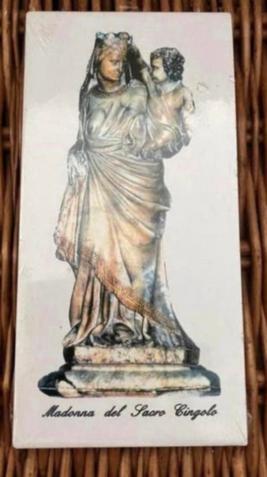 MADONNA DEL SACRO GINGOLO, MOOIE GROTE KERAMISCHE TEGEl !!, Ophalen of Verzenden