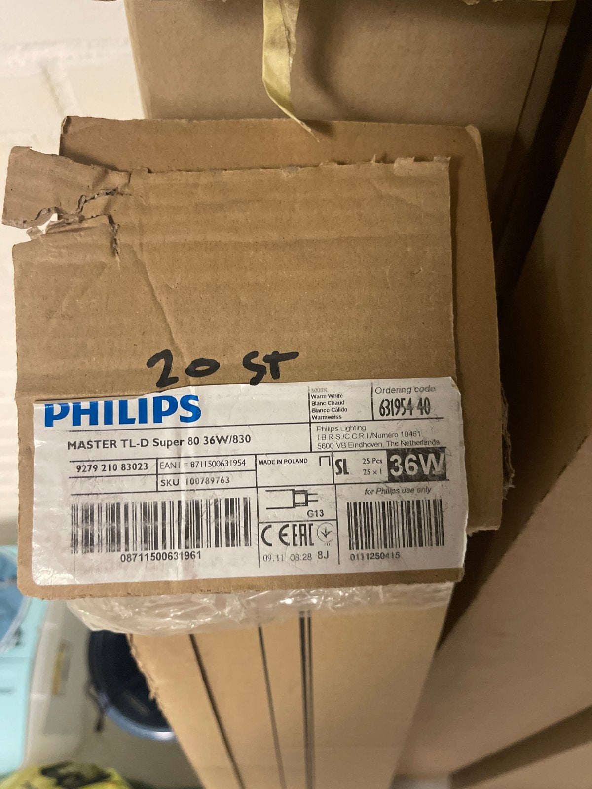 Philips TL-buizen en LED-buizen - Diverse types en wattages, G13 (TL), Nieuw, TL-buis, Neutraal wit