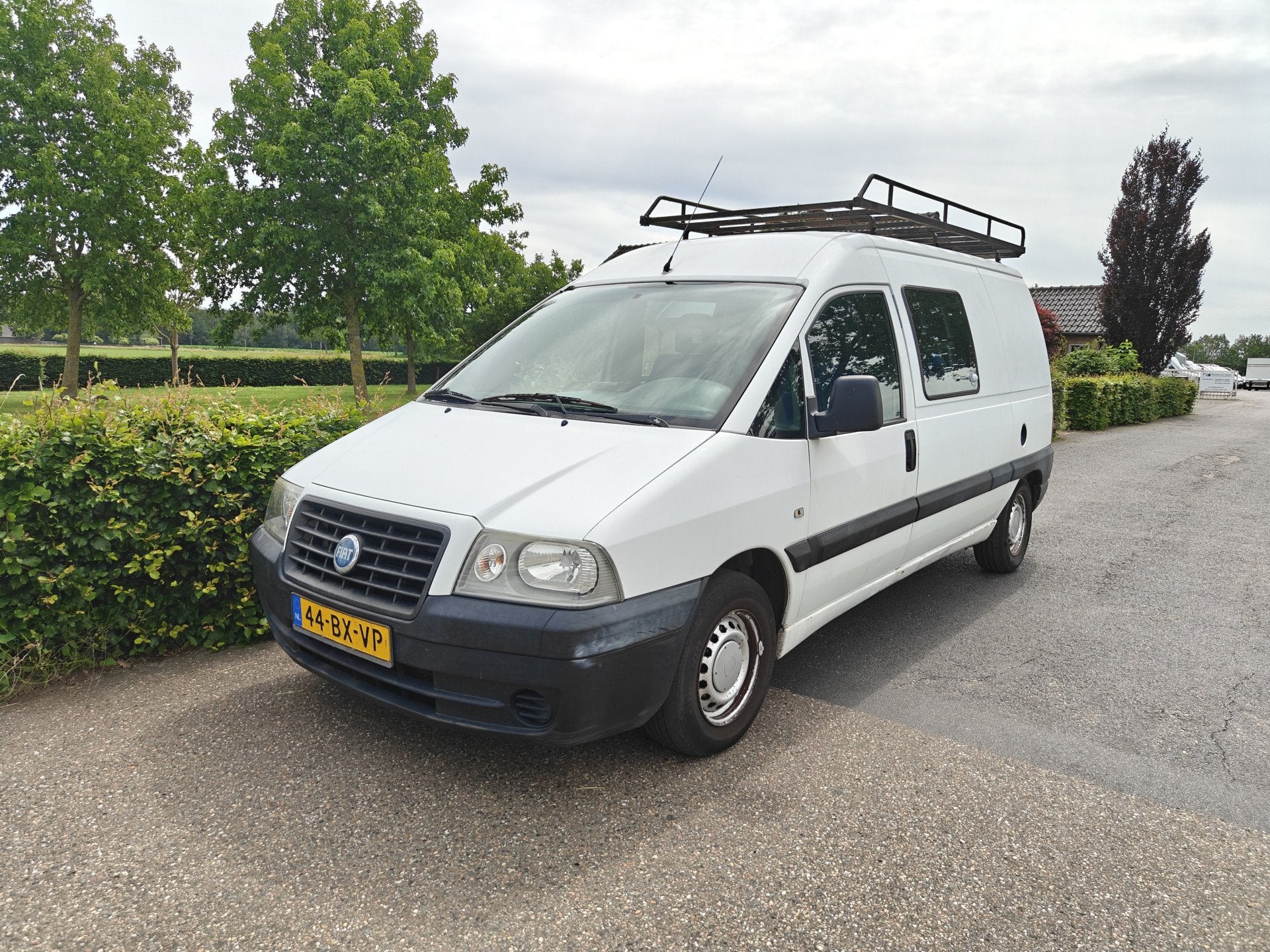 Fiat Scudo 1.9D lang DC BJ 2006 (bj 2006), Auto's, Bestelauto's, Stof, Gebruikt, 4 cilinders, 7 stoelen