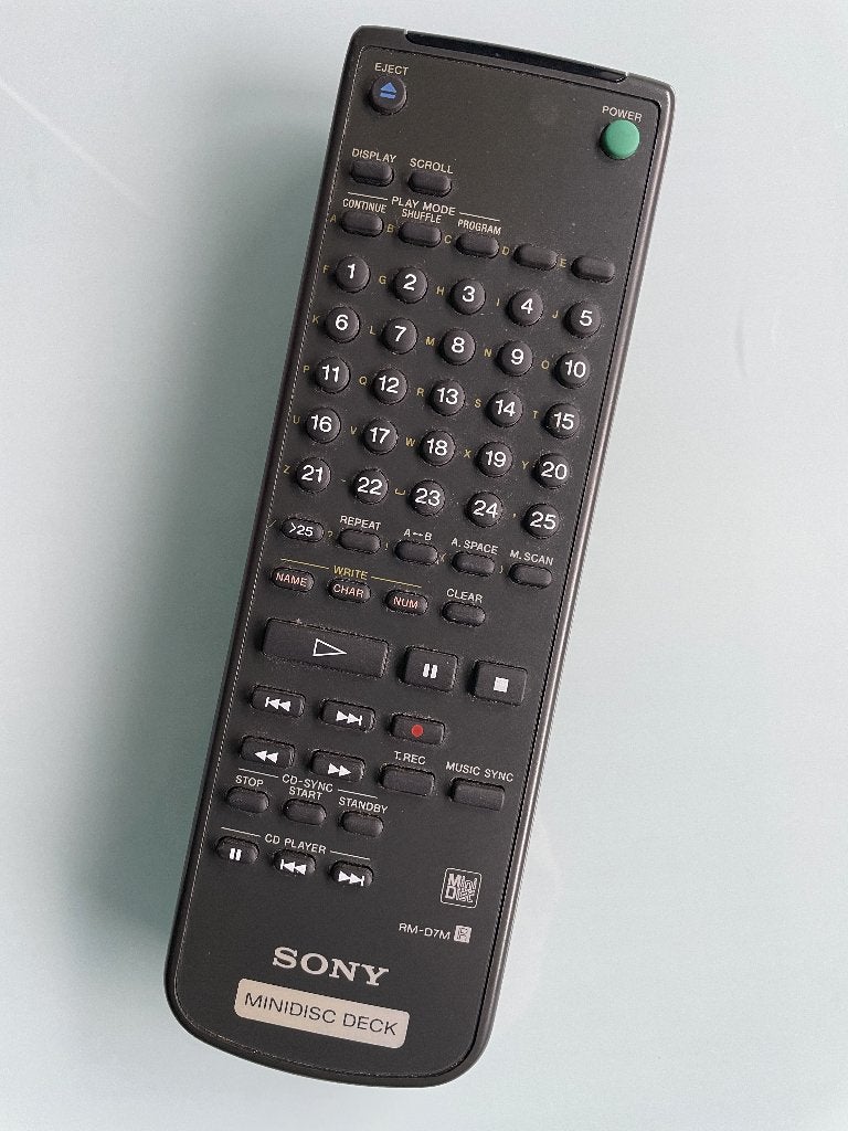 Originele Sony RM-D7M Minidisc AB, Ophalen of Verzenden, Gebruikt, Origineel, Mediaspeler
