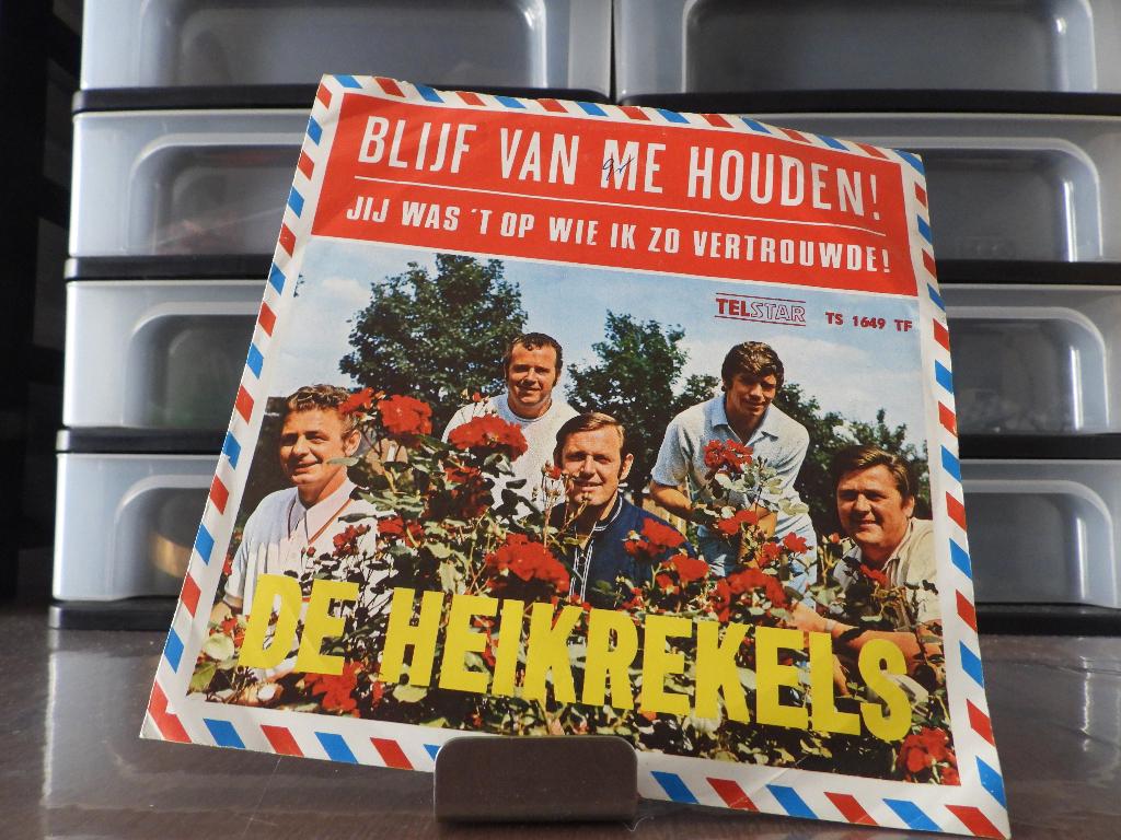 single Heikrekels de – Blijf Van Me Houden!  - Jij was't op, Cd's en Dvd's, Vinyl Singles, Ophalen of Verzenden, Gebruikt, Pop