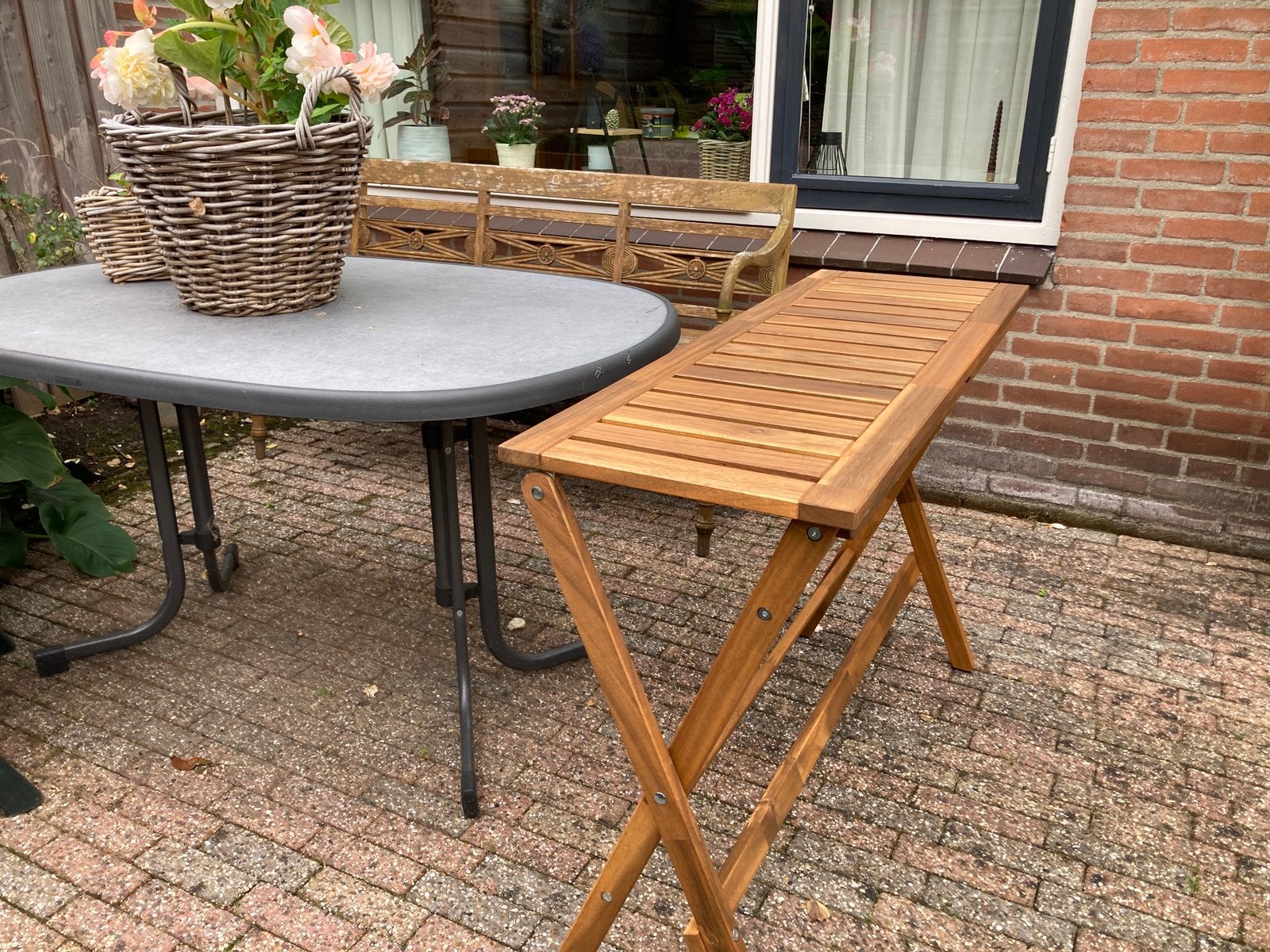 Te koop klaptafel, Ophalen, Nieuw, Rechthoekig, Hout
