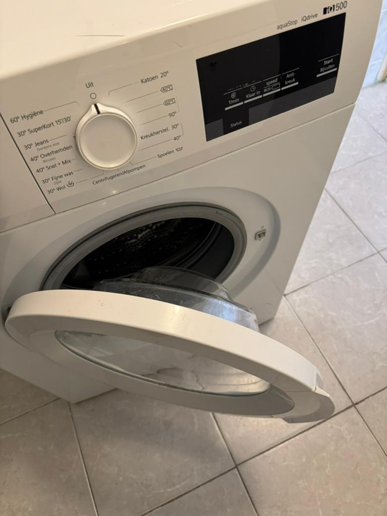 Siemens iQ500 wasmachine A+++, Witgoed en Apparatuur, Wasmachines, Ophalen, Zo goed als nieuw, 1200 tot 1600 toeren, 85 tot 90 cm