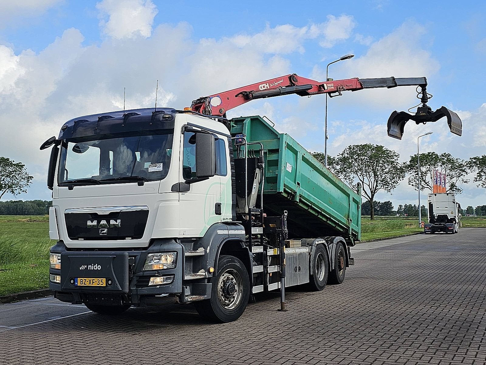 M.A.N. 26.400 TGS 6x4h-4 eev hmf crane, Auto's, Euro 5, Overige kleuren, MAN, Origineel Nederlands