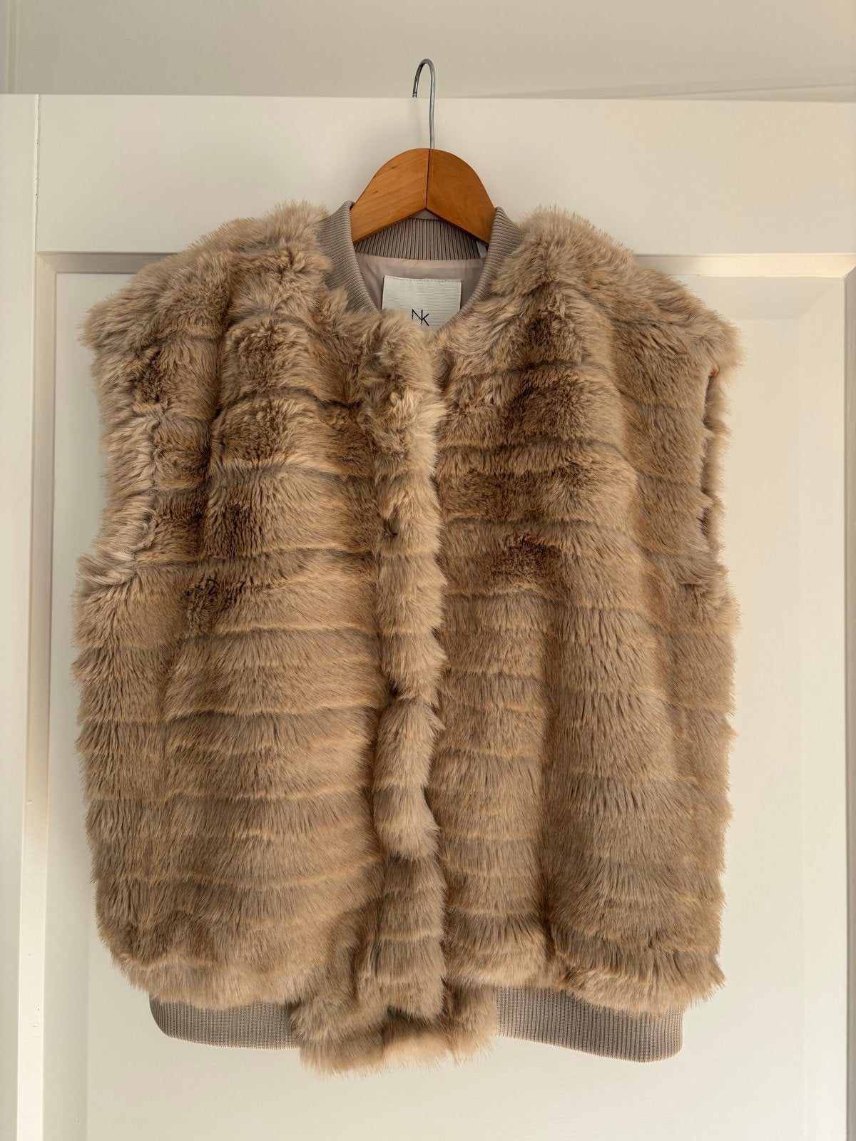 NUKUS Billy Bodywarmer Maat XS - Zo goed als nieuw, Ophalen of Verzenden, Zo goed als nieuw, Maat 34 (XS) of kleiner, Beige